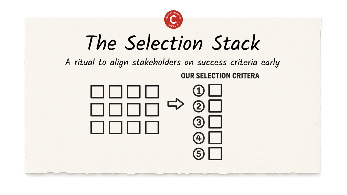 The Selection Stack